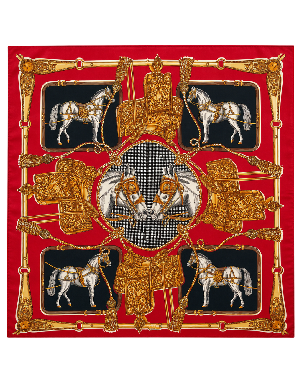 Equestrian Royale Silk Scarf