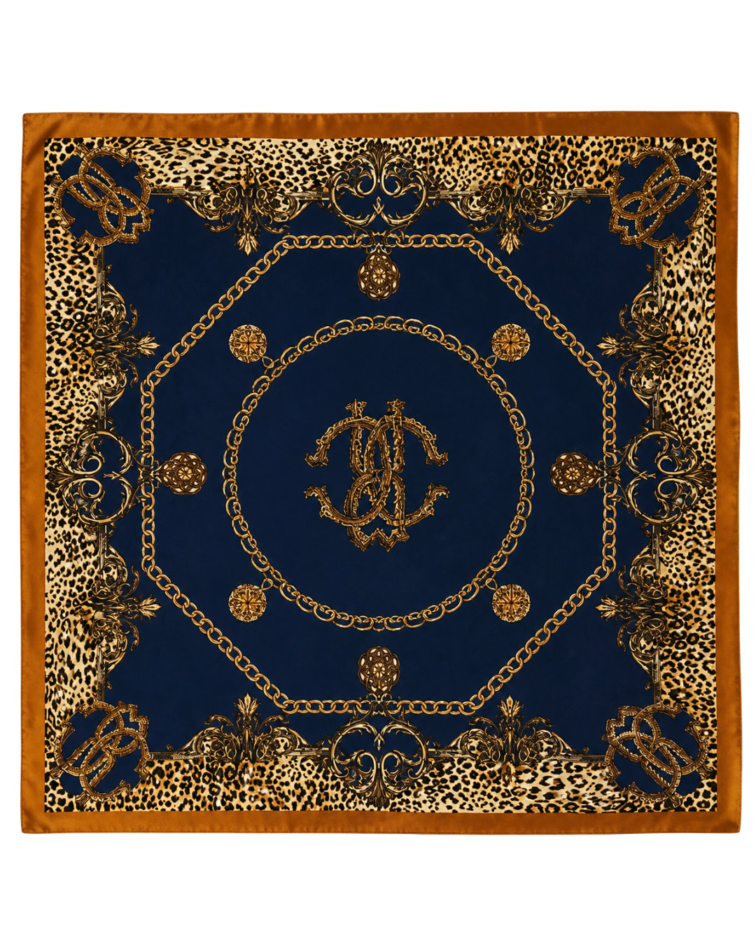 Midnight Heiress Silk Scarf