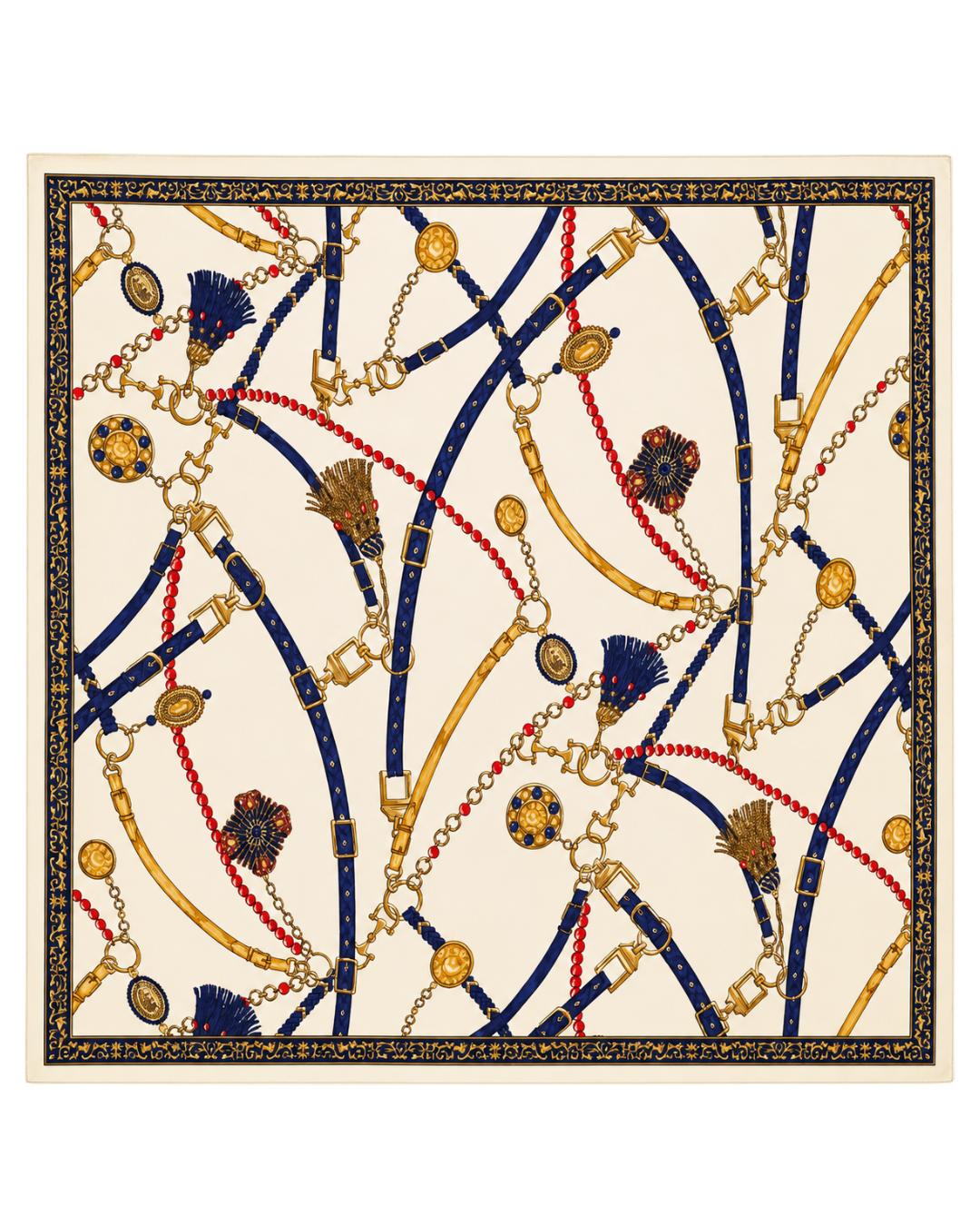Heritage Reins Silk Scarf