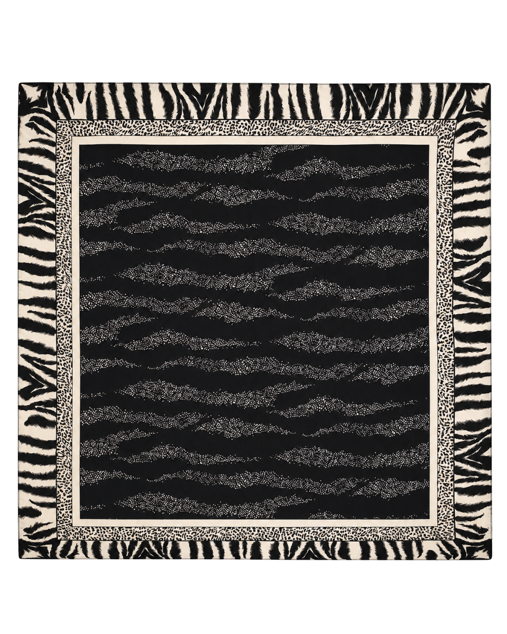 Midnight Safari Silk Scarf