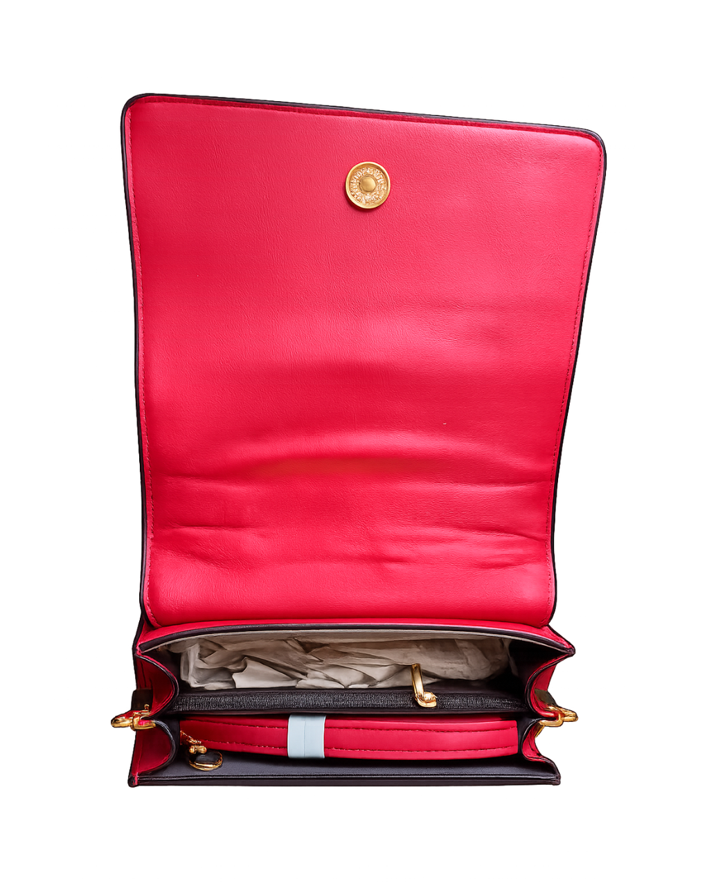 Scarlet Luxe Chain Handle Bag
