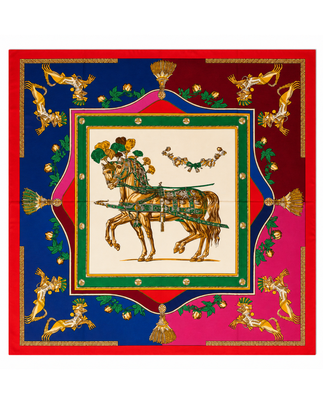 Regalia Carousel Silk Scarf