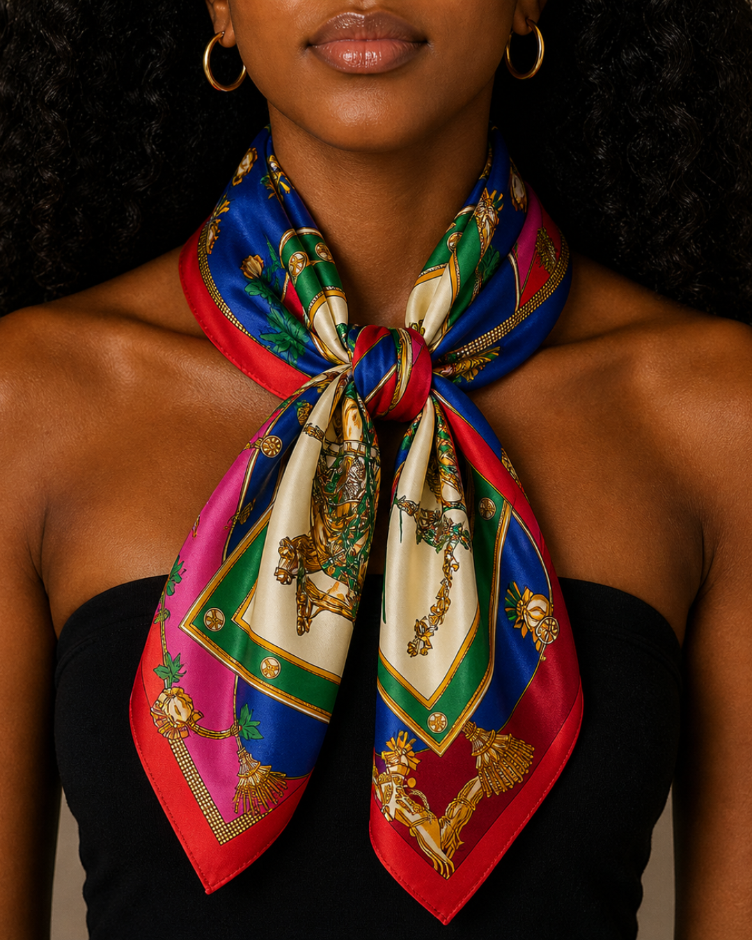 Regalia Carousel Silk Scarf