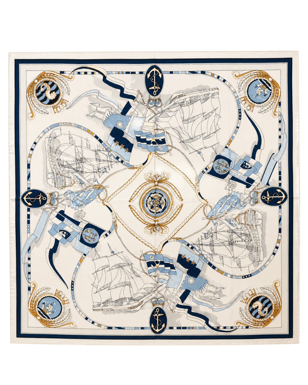 Nautical Heritage Silk Scarf