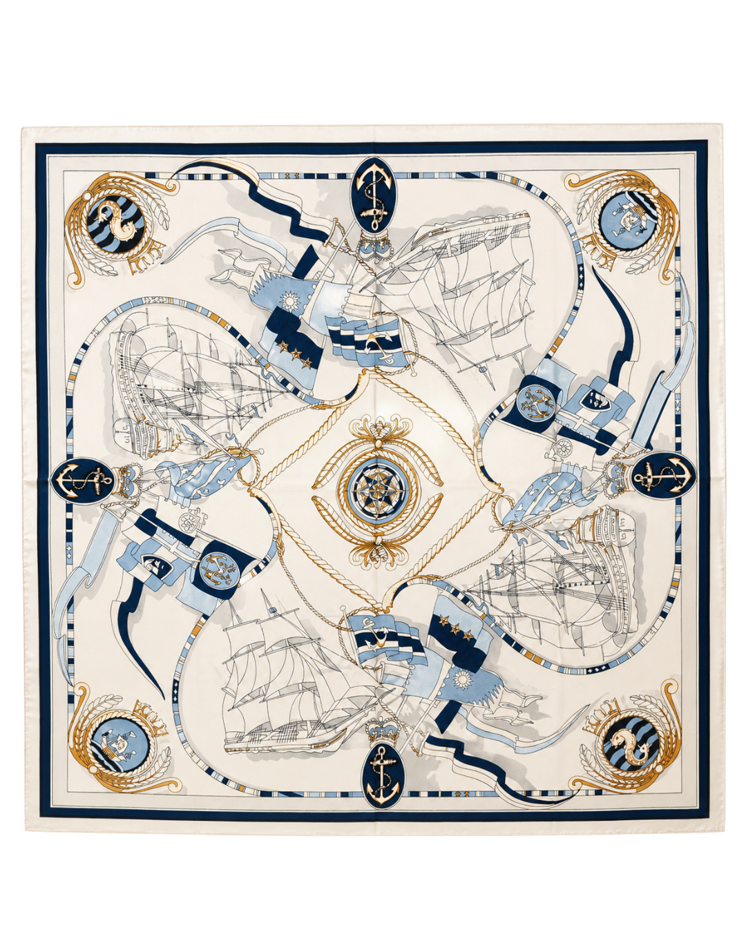 Nautical Heritage Silk Scarf