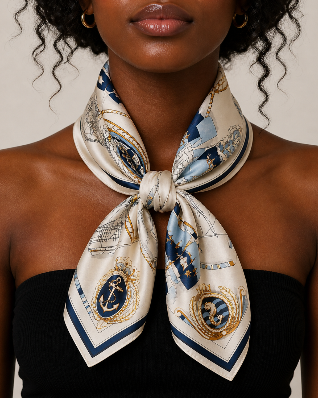 Nautical Heritage Silk Scarf