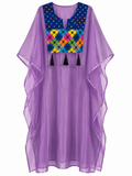 Lavender Mosaic Kaftan