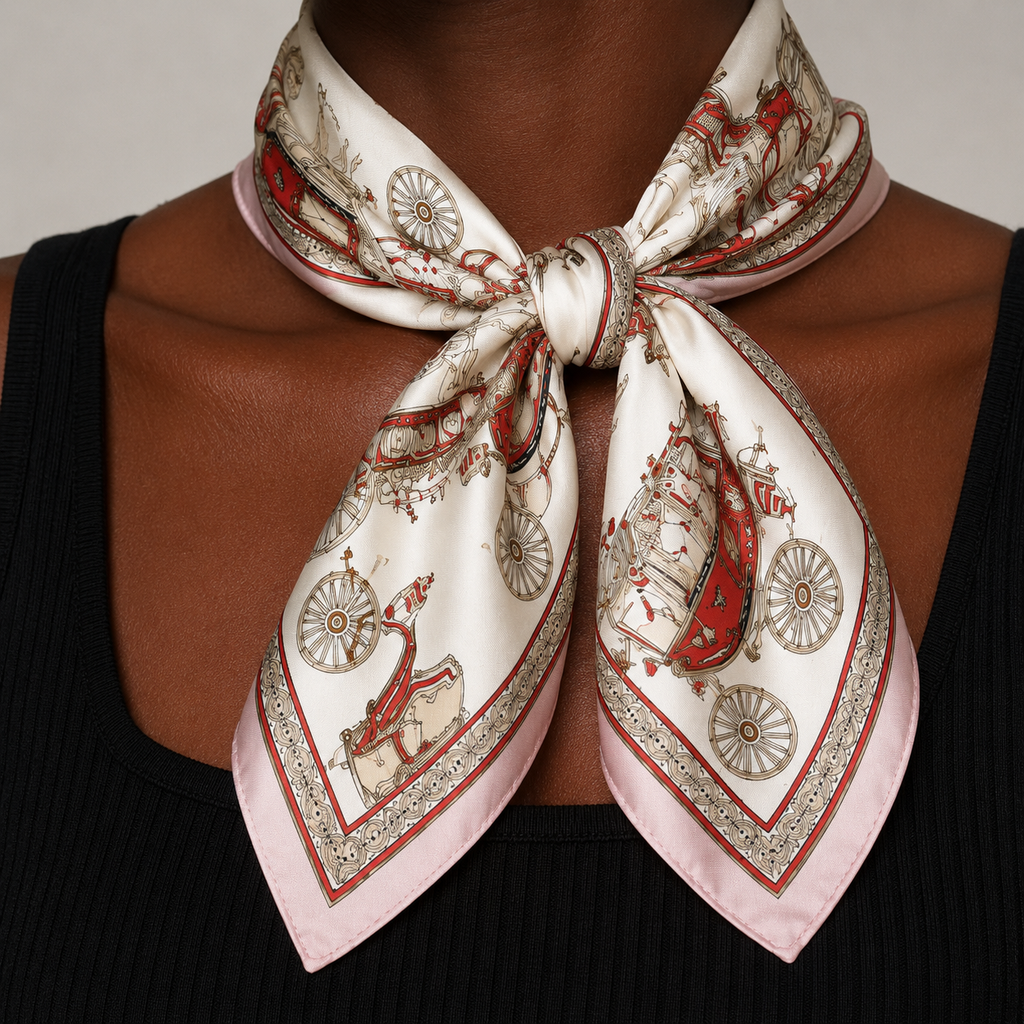 The Promenade Silk Scarf