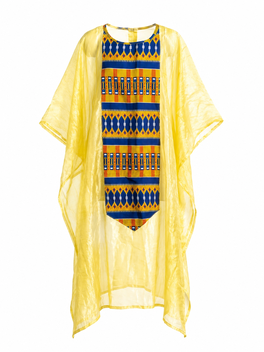 Golden Aura Sheer Kaftan